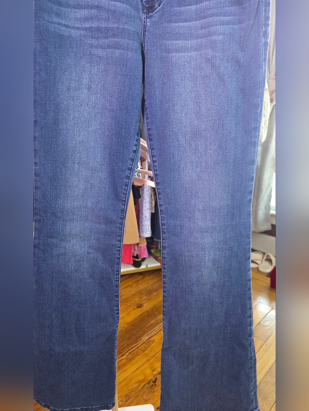 Dear John Retro Flare Jeans Medium Wash Stretch Denim Pants 29 - Picture 5 of 9